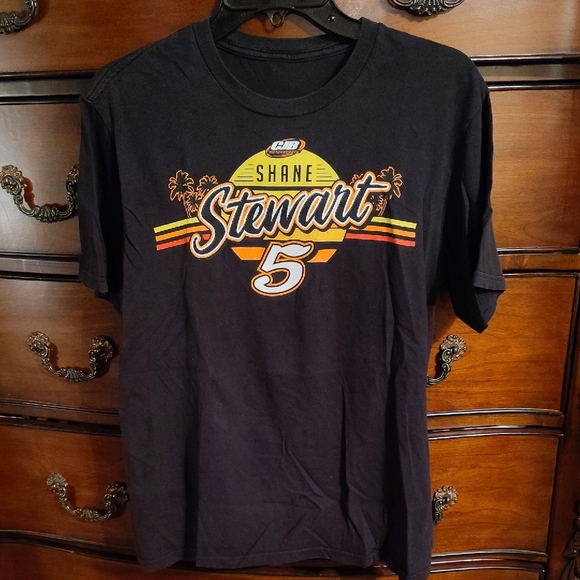 CJB Motorsports Other - Shane Stewart Black Graphic T-Shirt Sz Small
